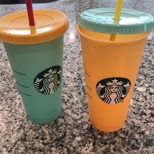 Color changing cup set